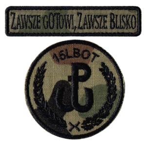 15LBOT obrona terytorialna oznaka rozpoznawcza WOT naszywki US-22 rzep