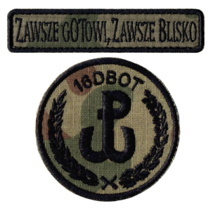 16DBOT obrona terytorialna oznaka rozpoznawcza WOT naszywki US-22 rzep