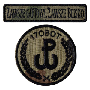 17OBOT obrona terytorialna oznaka rozpoznawcza WOT naszywki US-22 rzep