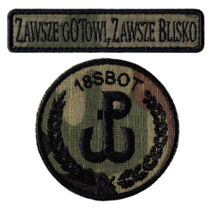 18SBOT obrona terytorialna oznaka rozpoznawcza WOT naszywki US-22 rzep