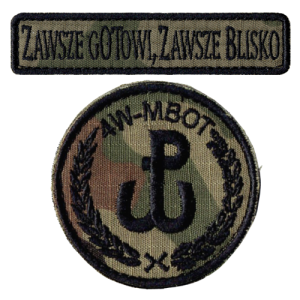 4W-MBOT obrona terytorialna oznaka rozpoznawcza WOT naszywki US-22 rzep