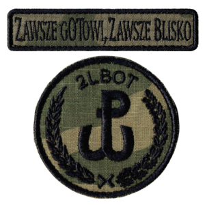 2LBOT obrona terytorialna oznaka rozpoznawcza WOT naszywki US-22 rzep