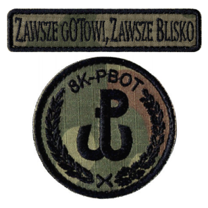 8K-PBOT obrona terytorialna oznaka rozpoznawcza WOT naszywki US-22 rzep