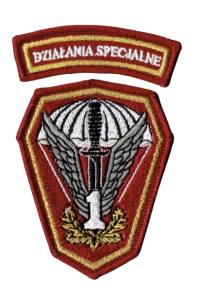 1 Pułk Specjalny Komandosów Lubliniec oznaka wyjściowa naszywka 1PSK