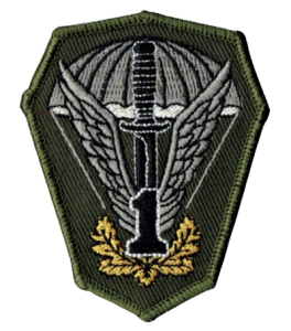 1 Pułk Specjalny Komandosów Lubliniec oznaka naszywka 1PSK 1 czarna rzep