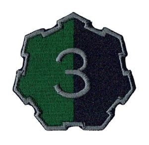 3 Zamojski Batalion Zmechanizowany oznaka rozpoznawcza naszywka polowa rzep