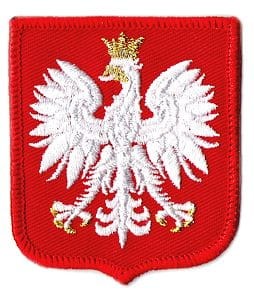 GODŁO RP oznaka przynależności państwowej na mundur galowy MON