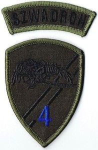 7 Pułk Ułanów Lubelskich 4 Szwadron KP naszywka rzep