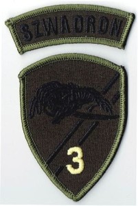 7 Pułk Ułanów Lubelskich 3 Szwadron KP naszywka rzep