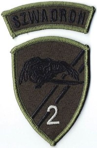 7 Pułk Ułanów Lubelskich 2 Szwadron KP naszywka rzep