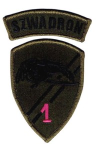 7 Pułk Ułanów Lubelskich 1 Szwadron KP naszywka rzep