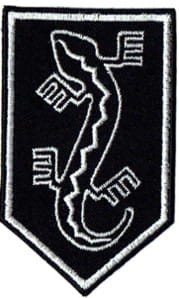 Organizacja Wojskowa ZWIĄZEK JASZCZURCZY OW ZJ NSZ-ZJ naszywka czarna