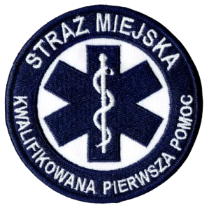 STRAŻ MIEJSKA RATOWNIK KWALIFIKOWANA PIERWSZA POMOC RATOWNIK KPP naszywka