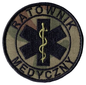 RATOWNIK MEDYCZNY naszywka wz2010 US-22 haft rzep