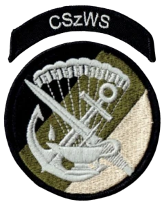 CENTRUM SZKOLENIA WOJSK SPECJALNYCH oznaka polowa CSzWS naszywka rzep
