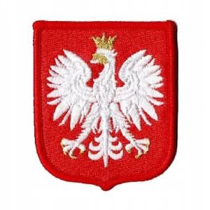 Godło RP oznaka przynależności państwowej na mundur galowy pełny haft