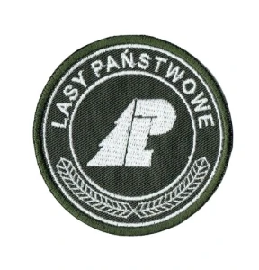 Lasy Państwowe naszywka z logo LP mundur codzienny