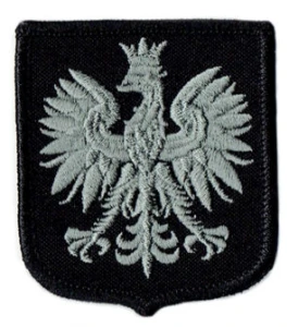 Godło RP wersja maskująca orzełek szary naszywka rzep