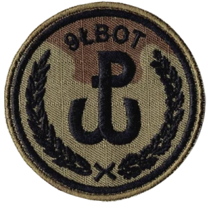 9ŁBOT oznaka rozpoznawcza polowa WOT naszywka wz2010 US-22 rzep nowy wzór