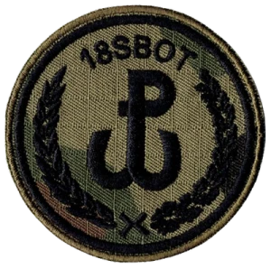 18SBOT oznaka rozpoznawcza polowa WOT naszywka wz2010 US-22 rzep nowy wzór