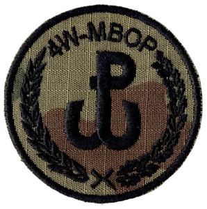 4 Warmińsko-Mazurska Brygada Obrony Pogranicza naszywka 4W-MBOP WOT US-22