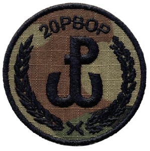 20 Przemyska Brygada Obrony Pogranicza naszywka 20PBOP polowa WOT US-22