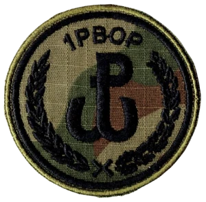 1PBOP oznaka rozpoznawcza polowa WOT naszywka wz2010 US-22 rzep nowy wzór