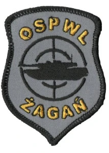 Ośrodek Szkolenia Poligonowego Wojsk Lądowych naszywka galowa OSPWL Żagań
