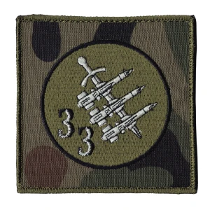 33 Dywizjon Rakietowy Obrony Powietrznej oznaka US-22 33drop naszywka rzep