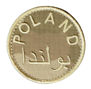 POLAND IRAQ kontyngent WP Irak oznaka rozpoznawcza pustynna