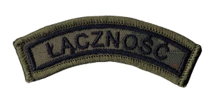 ŁĄCZNOŚĆ łuczek wz2010 US-22 naszywka naramienna na rzep