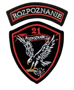 21 Kompania Rozpoznawcza oznaka rozpoznawcza 21KR naszywka wyjściowa