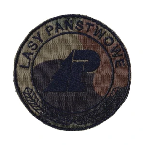 LASY PAŃSTWOWE wz2010 US-22 naszywka haftowana 80 mm na rzep