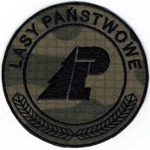 LASY PAŃSTWOWE wz2010 US-21 naszywka haftowana 80mm na rzep